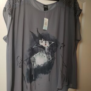 Disney Villains Gray Top